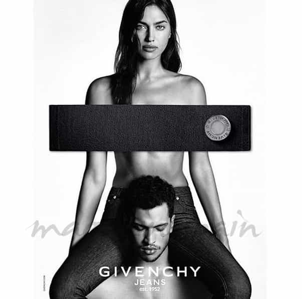 irina desnuda para givenchy