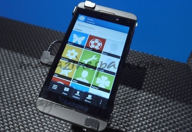 La nueva Blackberry Z10 sin teclado