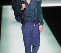 milan fashion week hombre emporio armani