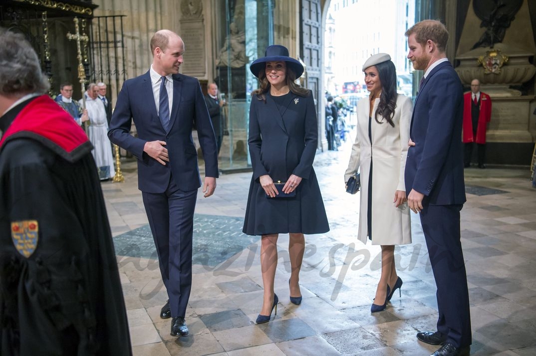 Los Duques de Cambridge, Meghan Markle y el príncipe Harry