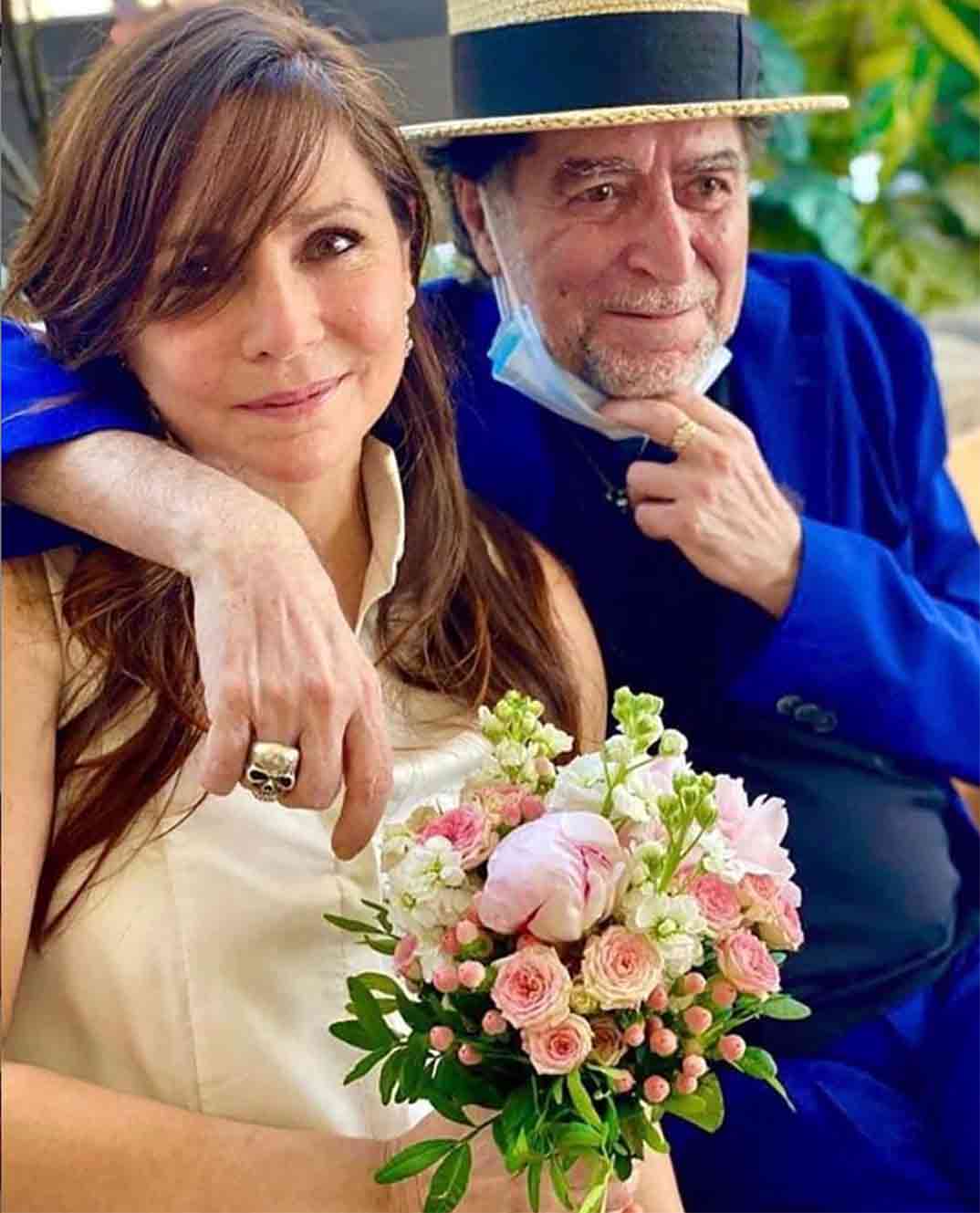 Joaquín Sabina y Jimena Coronado © Redes Sociales