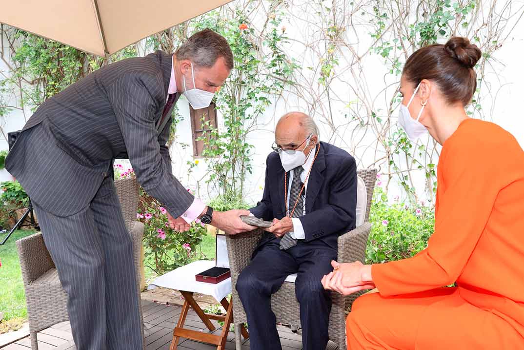 Reyes Felipe y Letizia - Premio Miguel de Cervantes 2020 © Casa S.M. El Rey