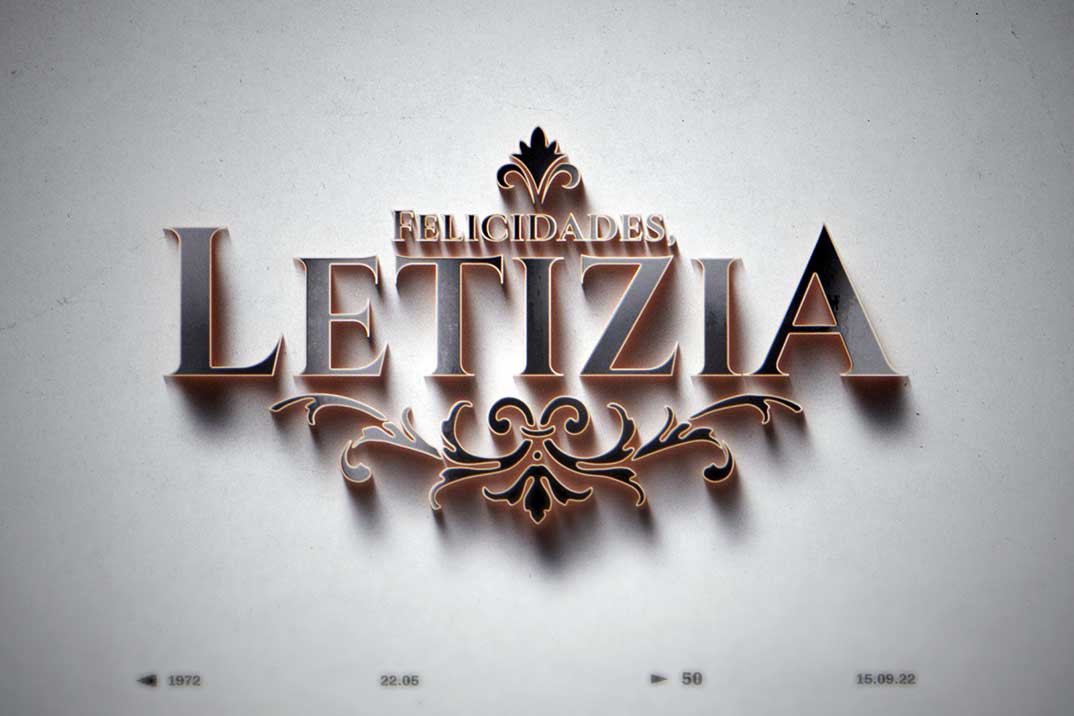 Felicidades Letizia © Telecinco