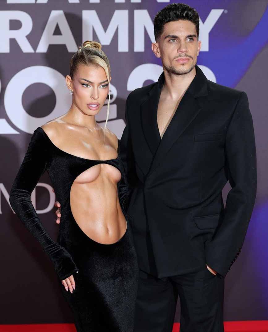 Jessica Goicoechea Marc Bartra entrada