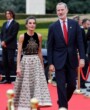 La reina Letizia recibe a los olímpicos españoles con un vestido de Alta Costura de Dior