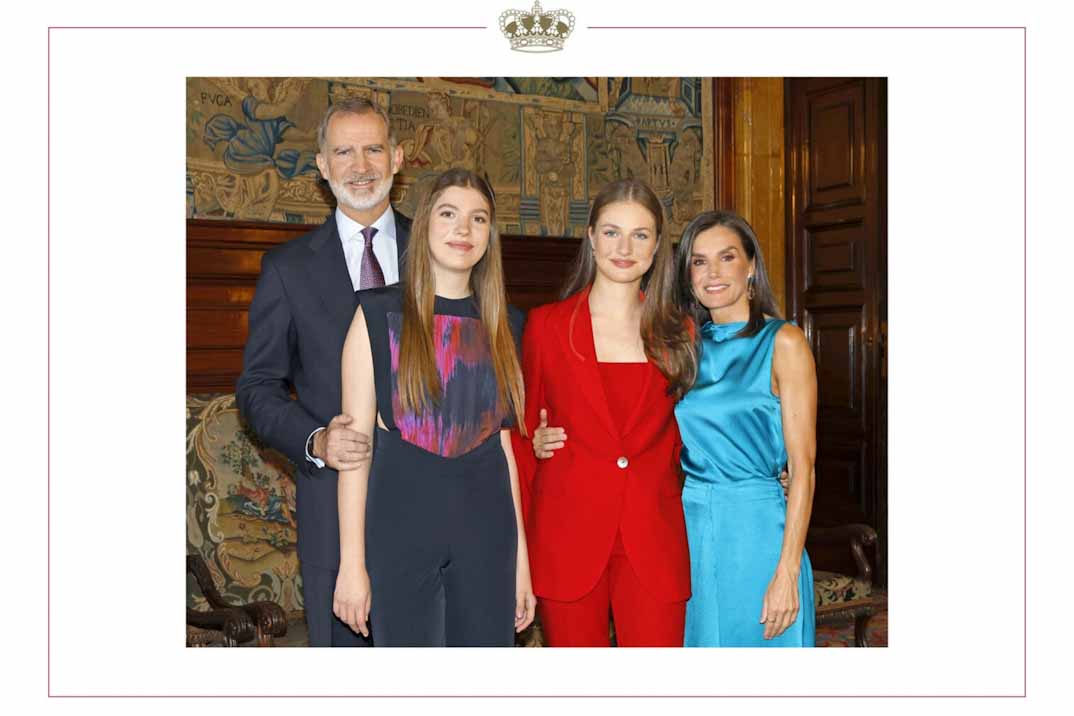 Felipe y letizia felicitacion navidad 2024 Entrada