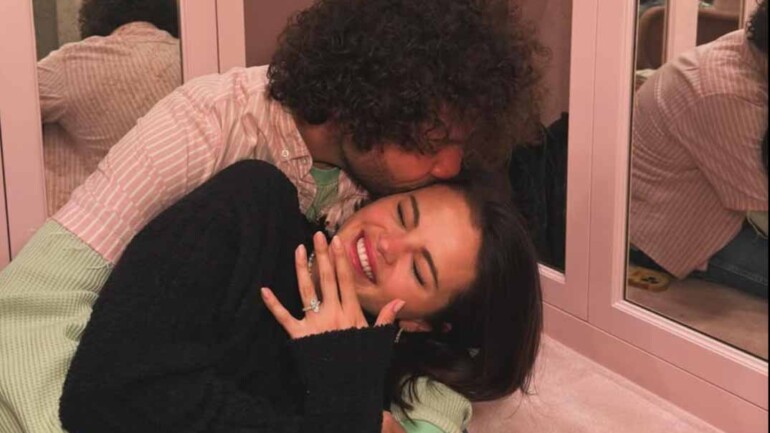 Selena Gomez, muy feliz, anuncia su compromiso con Benny Blanco