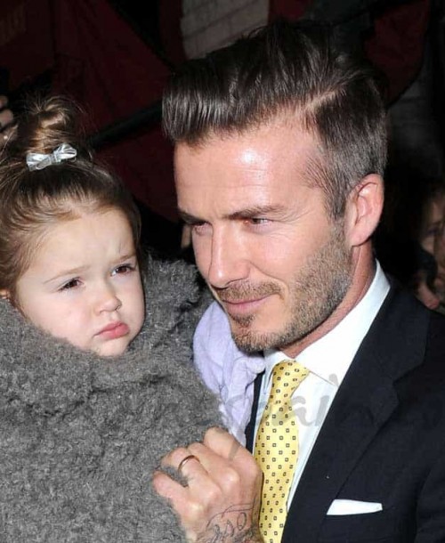 David Beckham con su “princesa”