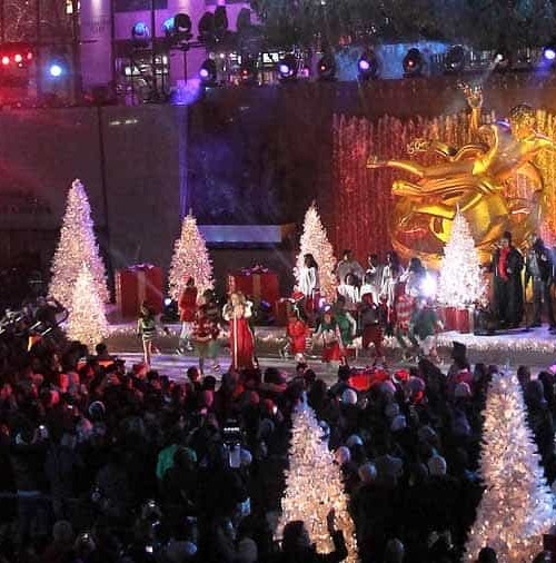 Mariah Carey en el Rockefeller Center