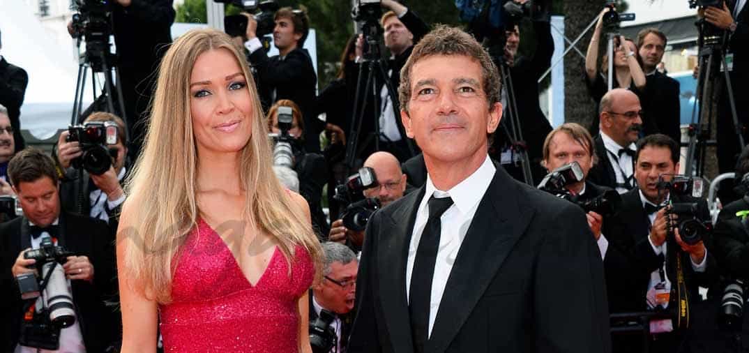 Antonio Banderas y Nicole Kimpel, enamorados en Cannes