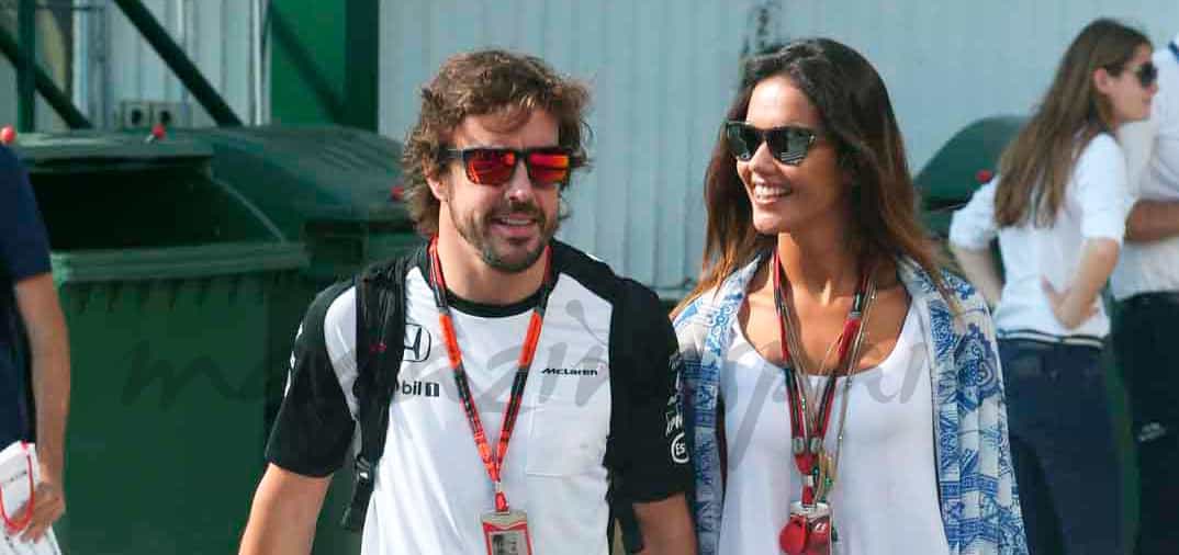 La felicidad del piloto de Formula 1, Fernando Alonso